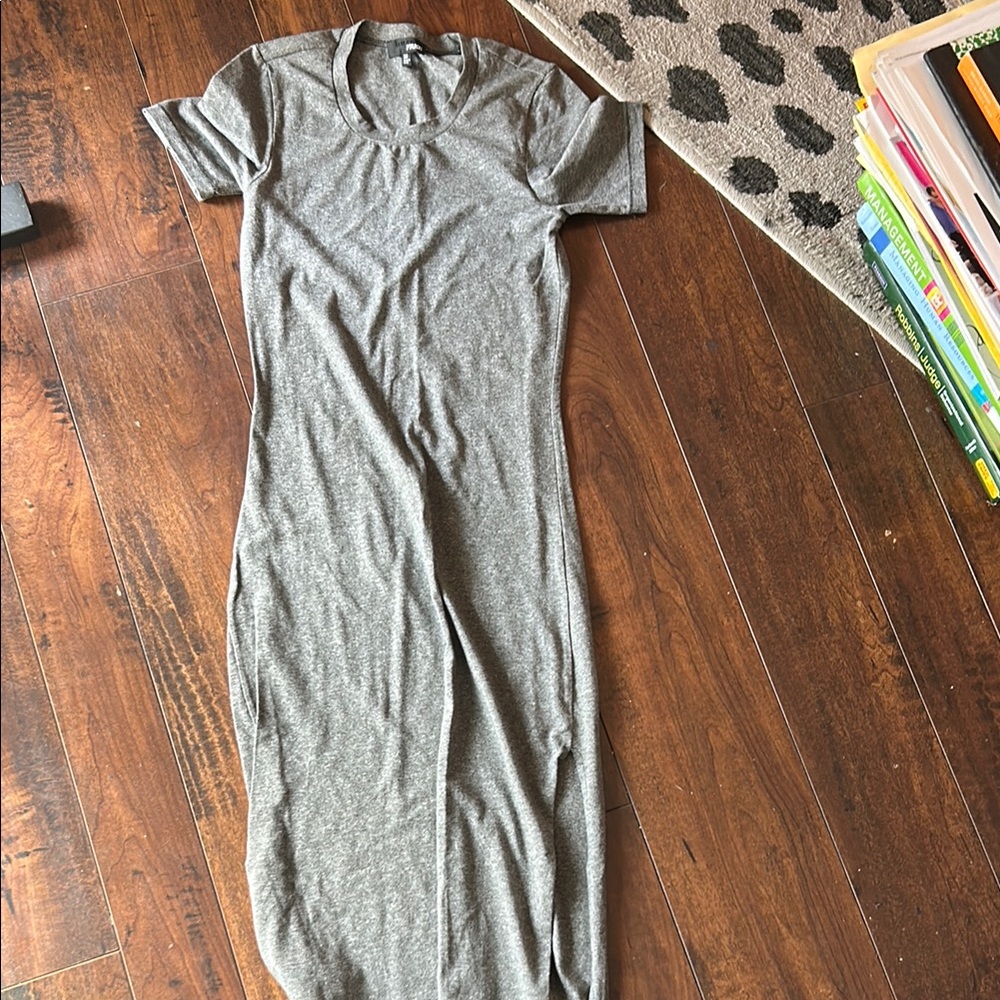 Aritzia Heather Gray Maxi Dress